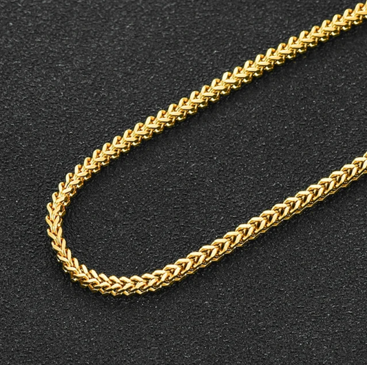 Golden Foxtail Chain for Men